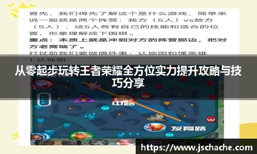 从零起步玩转王者荣耀全方位实力提升攻略与技巧分享